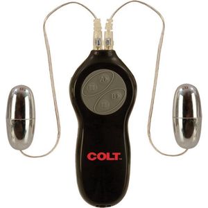 Colt Turbo Bullets - Vibrator - Zwart - 7 functies - Ø 30 mm