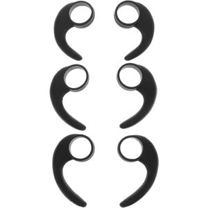 Allecto Plus - Oorhaken en Oortelefoon Gel Covers voor Sport Hoofdtelefoons - 6 Stks, Anti-slip, Siliconen, Klein formaat