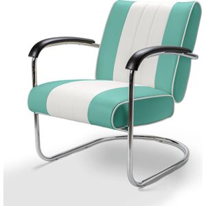 Bel Air Retro Loungestoel LC-01 Turquoise