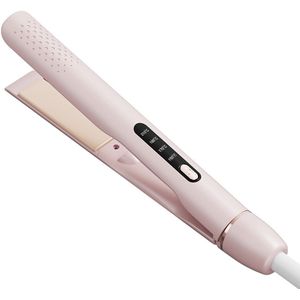 Stijltang - Roze - 2-in-1 Stijltang en Krultang - Snelle Verwarming - Toermalijn Keramische Negatieve Ionen Haarstyler