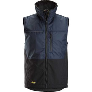 Snickers 4548 AllroundWork, Winter Bodywarmer - Donker Blauw/Zwart - M