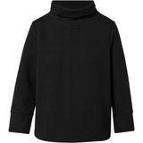 comma - Sweatshirt - 3/4 Mouwen - Katoenmix - Rolkraag