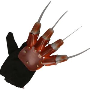 Halloween Freddy horror verkleed handschoen voor volwassenen - Halloween accessoires