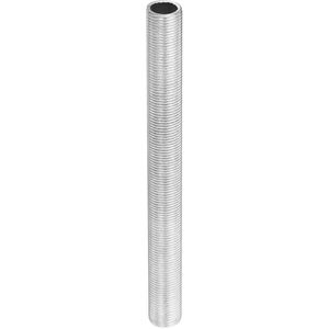 Lampbuisnippel 12 cm schroefdraadlengte M12 met afstand 1 mm - Onderdelen voor lampen - kabelslang - verzinkt - Ideaal voor verlichtingsapparaten