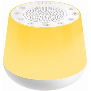 White Noise Machine - Slaapapparaat met 32 Onherhalende Natuurlijke Kalmerende Geluiden, Geheugenfunctie, Geluidstherapie Timer, Geschikt voor Baby's, Kinderen en Volwassenen