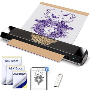 Draagbare Bluetooth Thermische Printer - Draadloze Printer voor Thuis en Op Reis