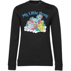 My Little Pony Damen Washed Girly Sweatshirt Black-S