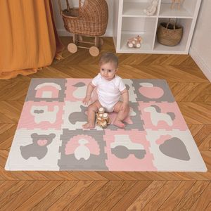 Pippa Design Speelkleed Baby - foam mat boerderij dieren