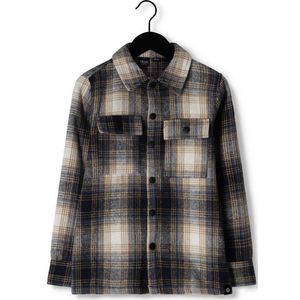 Rellix Shirt Jacket Check Overhemden Jongens - Blauw - Maat 176