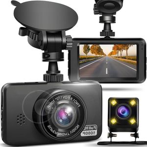 Autocamera Dashcam met MicroSD-kaart Ondersteuning Parkeermonitor Bewegingsdetectie Microfoon Luidspreker USB HDMI-interface Zwart