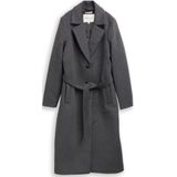 TOM TAILOR - Tussenmantel - Antraciet - Normale Pasvorm - Licht Gevoerd
