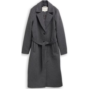 TOM TAILOR - Tussenmantel - Antraciet - Normale Pasvorm - Licht Gevoerd