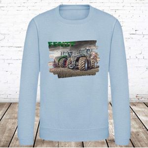 Kinder sweater Fendt lichtblauw -Awdis-98/104-Trui jongens