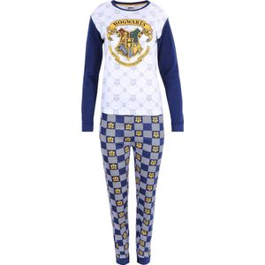 Wit-donkerblauwe pyjama HOGWARTS Harry Potter