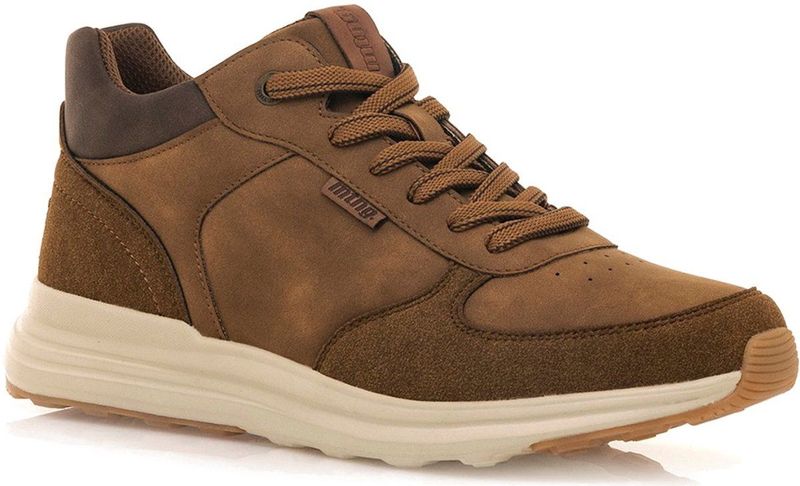 Mustang - Tady - Pantoffels - Bruin - Plat - Veters