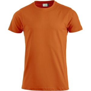 Clique Premium Fashion-T Modieus T-shirt kleur Diep-oranje maat L