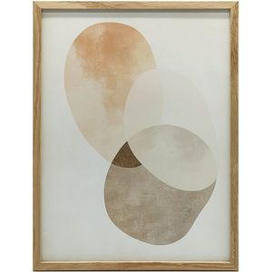Foto Voor Muur Abstracte Cirkels Minimalisme In Lijst 40X50