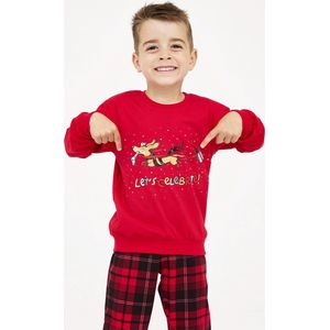 Cornette Katoenen Familie Pyjama Jongens | Lange Mouw Lange Broek | Kerst Winter Matching Gezin Pyama | Snowman 2 953/154 966/154 86/92