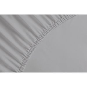 Yellow Hoeslaken Katoen Perkal 40cm Hoekhoogte Suite Mumbai - Vaporous Grey - 90x210/220 - 100% Katoen-Perkal - Eenpersoons Extra Lang