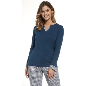 Cornette Dames Pyjama Volwassenen Winter Lange Mouw Lange Broek Linda 731/310 M