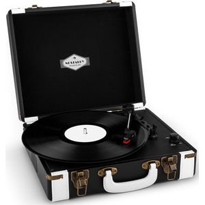 Jerry Lee retro-platenspeler LP USB zwart-wit