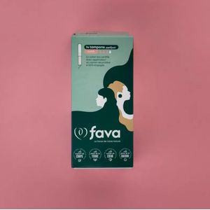 Fava | Tampons | 2 dozen | Maat: Super | Inclusief inbrenger | Biologisch | Katoen | Geurvrij
