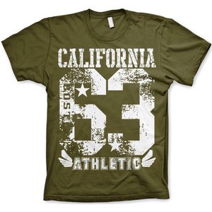 Hybris California 63 Athletic T-Shirt Olive-S