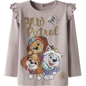 Paw Patrol - Top - Lange Mouwen - Jersey - Ronde Hals - Glitterprint