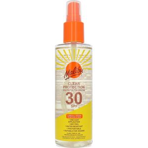 Malibu Clear Protection SPF 30 Zonnebrand Spray - 200 ml