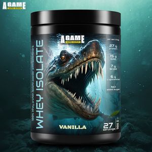 A-Game eiwitpoeder - Whey Isolate (908 g) smaak: Vanille - special design: SEA MONSTER