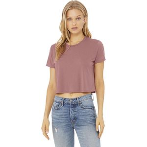 Shirt Bella shortline basic oud roze L