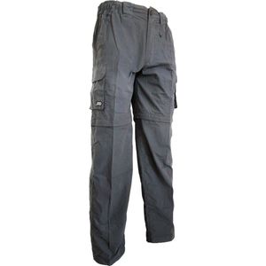 Afritsbroek Slijtvast Grijs Afritsbare Wandelbroek Dames Heren maat XS
