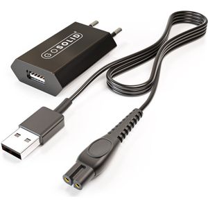 GO SOLID! ® Oplader 5V geschikt voor Philips OneBlade / Philips OneBlade 360 & Philips OneBlade Pro 360