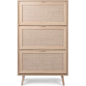 Finori - Bali 49A - Schoenenkast - Sonoma Eikenkleurig - Rietprint