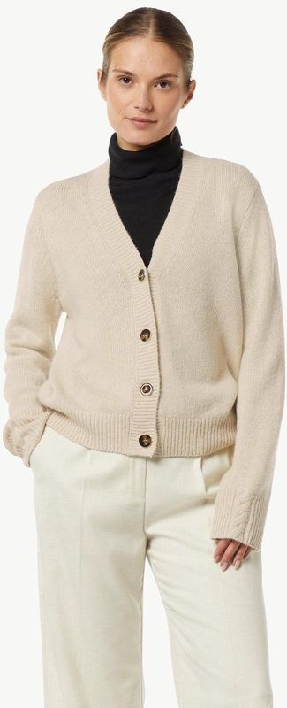 COMMA Gebreid vest  lichtbeige