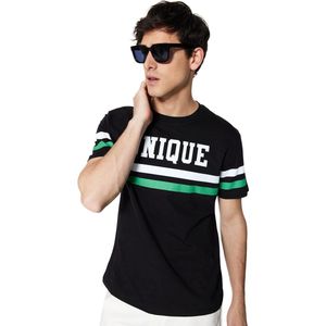 Trendyol Wit Regular/Normal Cut College Bedrukt T-Shirt Van 100% Katoen Tmnss20Ts1836