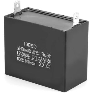 Condensator voor Motor Draait Startcondensator Generator CQC 350V AC 16uF