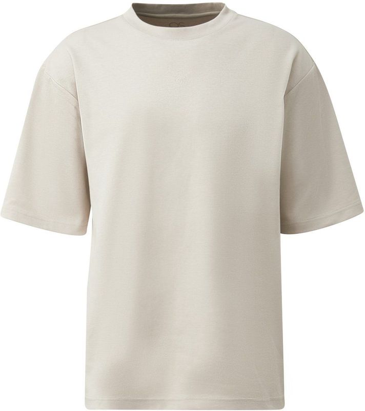 Q/S designed by - Heren t-shirt - Maat S - Mannen - Khaki - katoen