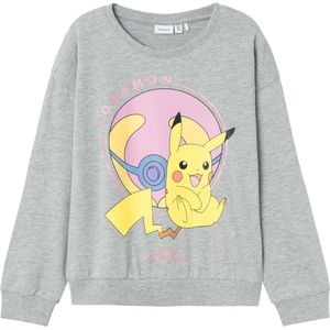 NAME IT NKFJAXARA POKEMON BOXY SWEAT UNB SKY Meisjes Trui - Maat 146/152