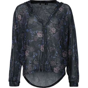 Jawbreaker Purple Night Crows Mesh Bat Hoodie Vest met capuchon meerkleurig L