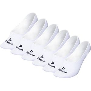 Donnay Footies - Enkelsokjes - 6 paar - White (001) - maat 47-50