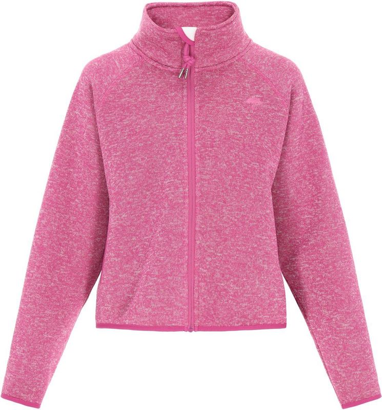 Schmuddelwedda Fleece jas  roze gemêleerd