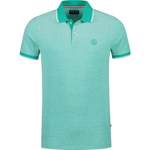 Chris Cayne - Polo - Heren - Polo Shirt - Groen/Wit - 2Tone - Maat M