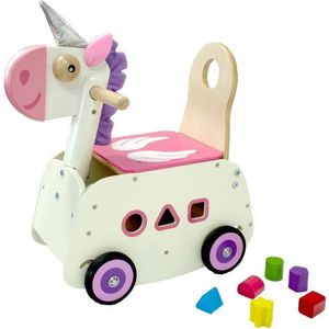 I'm Toy Loopwagen Eenhoorn met Schommelfunctie