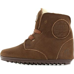 Baby | Eerste stapschoenen | Meisjes, jongens | Cognac | Warm gevoerd | Shoesme | Maat 22