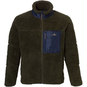 NOMAD® Sherpa Fleecevest Unisex | Donkergroen | S | Hoogpolig Fleece | Extra Warm, Zacht & Ademend | Met Rits, Windstopper & Zakken