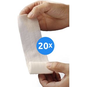 Rekverband - Elastisch - Wit - 4 Meter - 40% Viscose 60% Polyamide