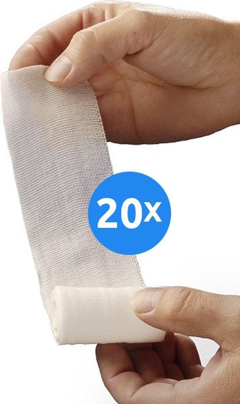 Rekverband - Elastisch - Wit - 4 Meter - 40% Viscose 60% Polyamide