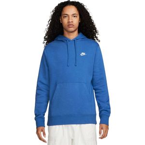Nike sportswear club fleece pullover hoodie in de kleur blauw.