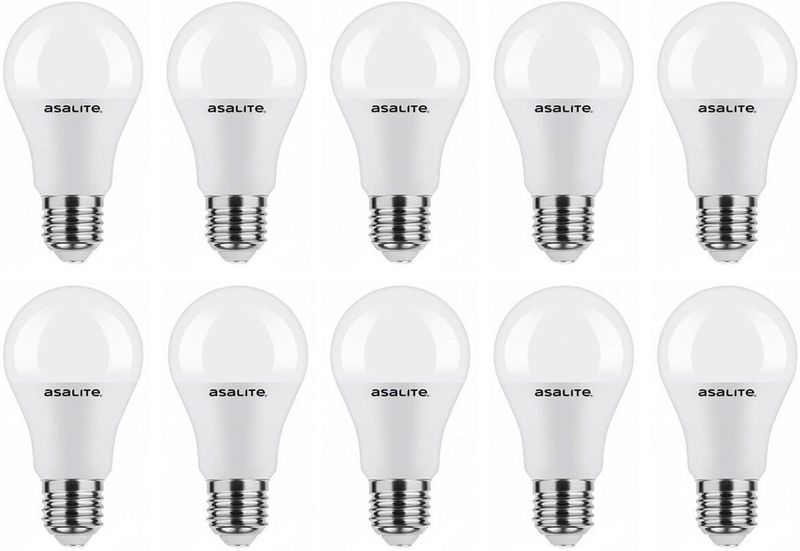 Asalite - LED Lamp A70 - E27 Fitting - Warm Wit Licht - 18W = 118W - 1620 Lumen - 3000K - 10 stuks